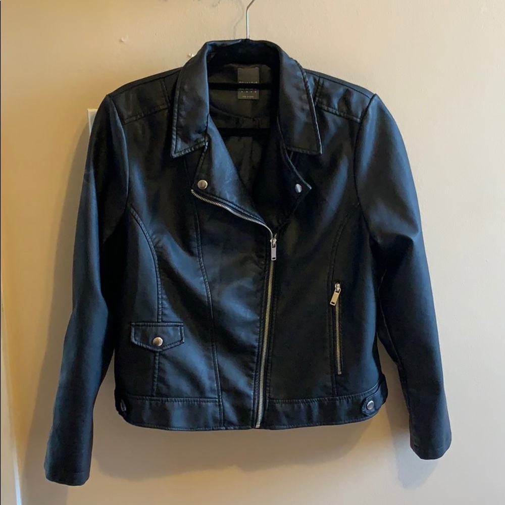 Faux Leather Jacket